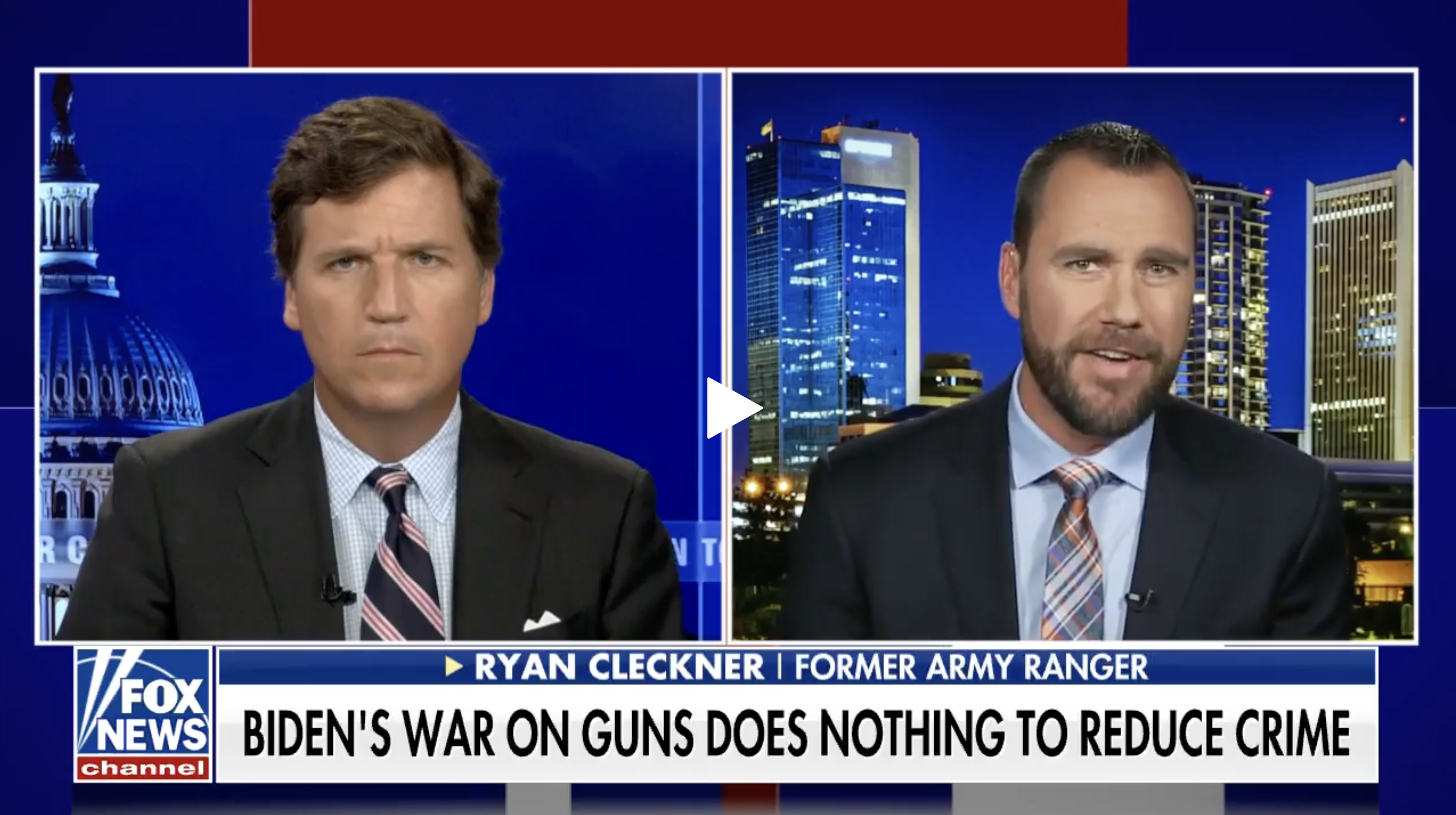 On-air commentary on gun policy and the Constitution