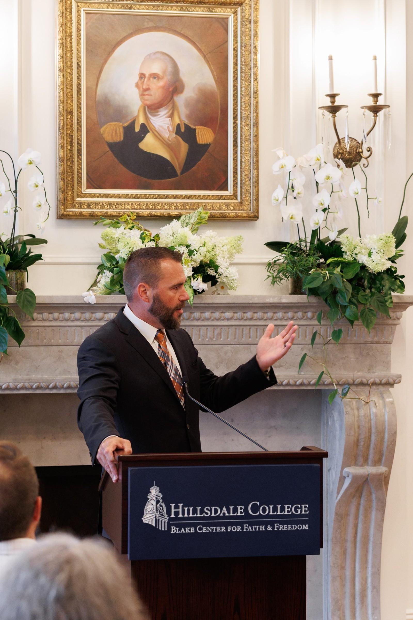 Ryan Cleckner speaking at Hillsdale College Ryan Cleckner speaking at Hillsdale College